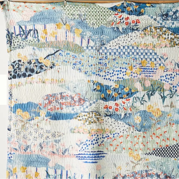 New Anthropologie Rosalind Quilt California King - Picture 5 of 7